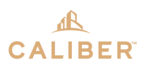 Caliber ( Logotype + House ) MAIN LOGO - COLOR - ALL GOLD - TM - RGB